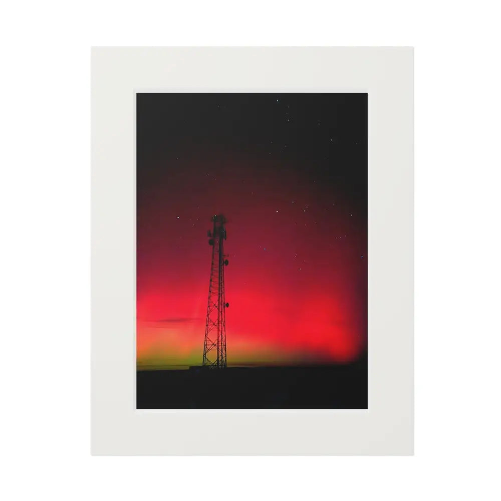 Cosmic Signal 11″ x 14″ (Vertical) / White Home Decor