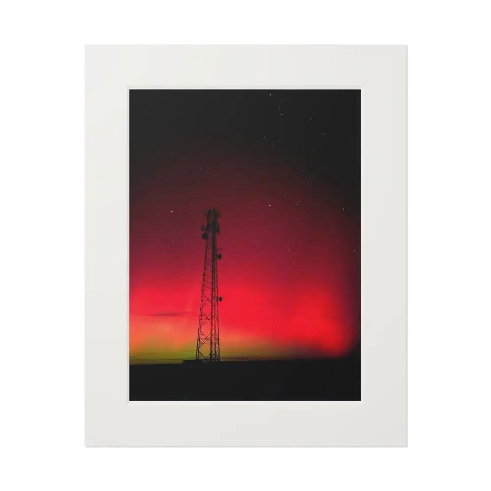 Cosmic Signal 16’’ x 20’’ (Vertical) / White Home Decor
