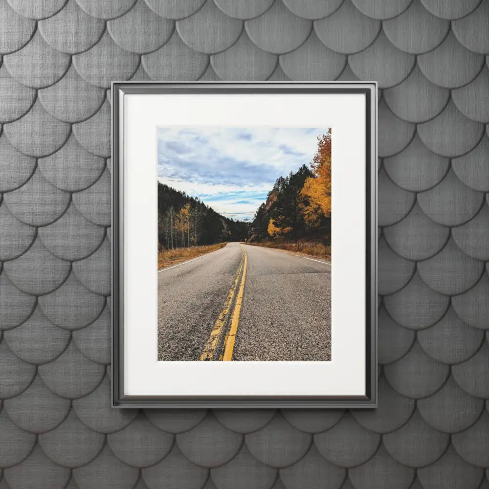 Mountain Road Photography Print | Adventure Landscape Art Print