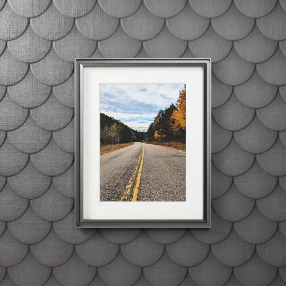 Mountain Road Photography Print | Adventure Landscape Art Print