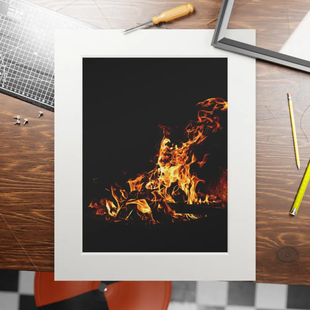 The Ember’s Embrace - Photography Art Print Home Decor