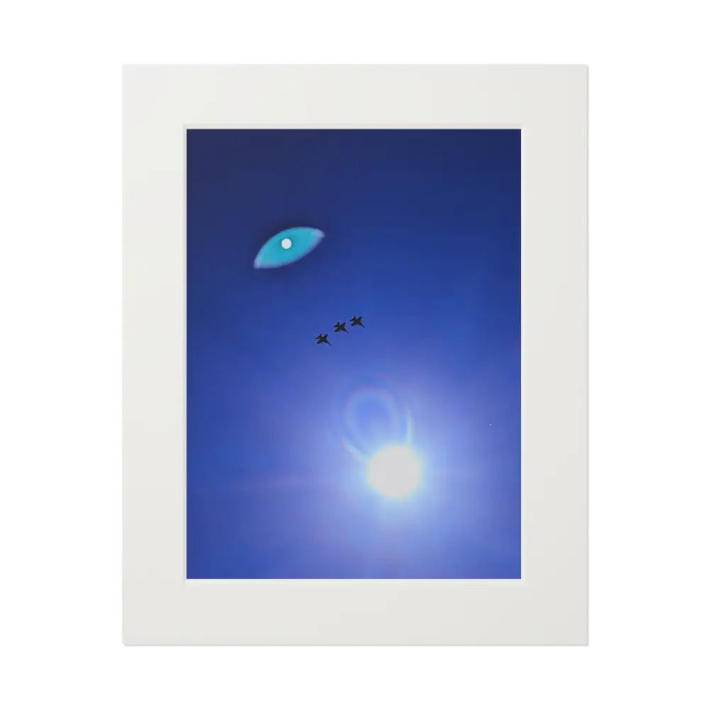 Three Stars Below - Photography Art Print 16’’ x 20’’ (Vertical) / White Home Decor